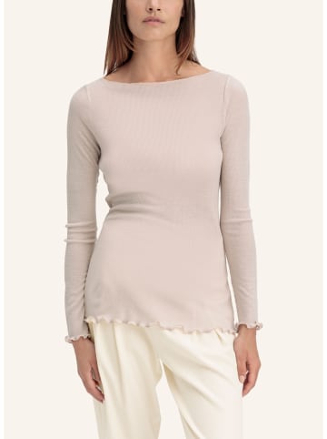 Hessnatur Longsleeve Fitted in düne