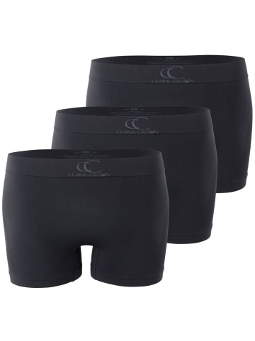 Clark Crown® Boxershorts-Pant 3er Pack Seamless in anthrazit