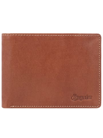 Esquire Denver Geldbörse RFID Leder 12 cm in cognac