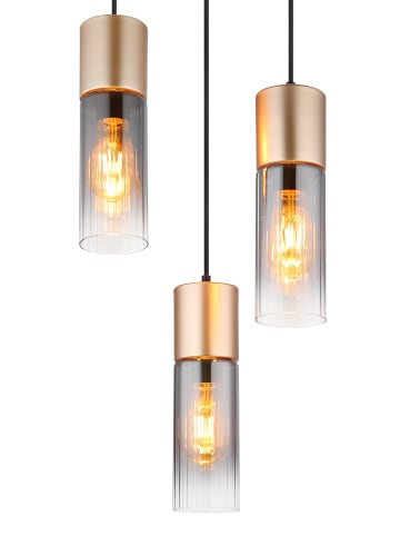 Globo lighting Hängeleuchte "ANNIKA" in brown