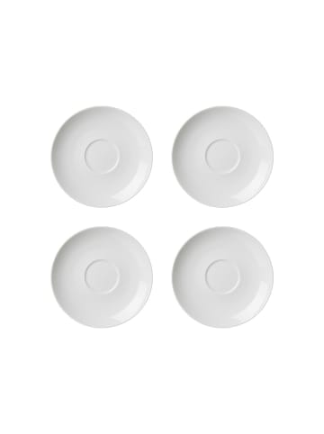 Ritzenhoff & Breker 4er Set Cappuccinountertassen Bianco ø 16.0 cm weiß in weiß