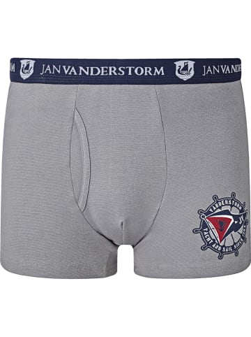 Jan Vanderstorm 2er Pack Retropant HARRI in grau blau