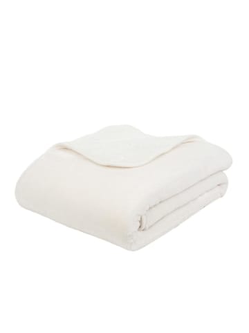 Gözze Wohndecke Cashmere-Feeling 220x240 in wollweiß