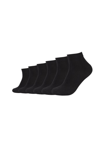 camano Kurzsocken 6er Pack ca-soft in Schwarz