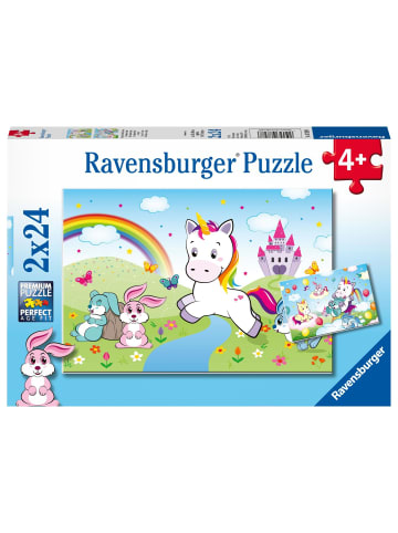 Ravensburger Märchenhaftes Einhorn - Puzzle mit 2X24 Teilen