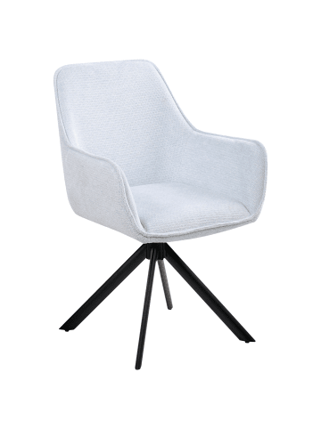 Beliani Esszimmerstuhl MORNAS in Blau/Schwarz - (W) 58 x (H) 84 x (L) 68 cm