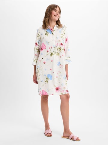 Franco Callegari Leinenkleid in ecru rosa - 0043