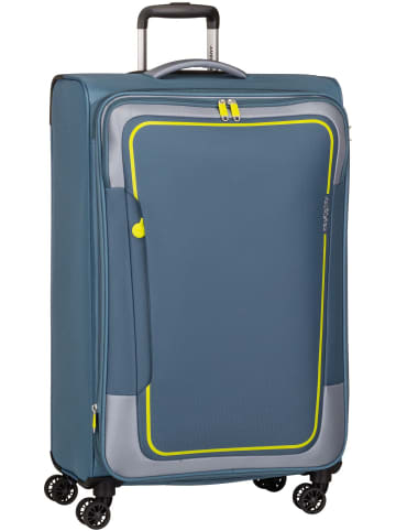 American Tourister Koffer & Trolley Pulsonic Spinner 80 EXP in Coronet Blue