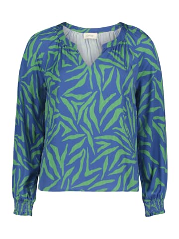 CARTOON Schlupfbluse mit Muster in Green/Blue