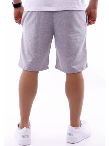 RESLAD Jogginghose Sporthose mit Brandpatch in grau