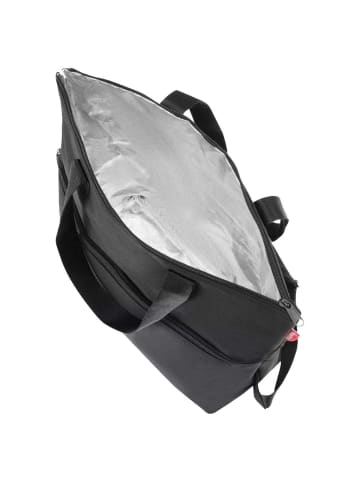 Reisenthel thermo cooler Backpack - Kühltasche 43 cm (twist silver) in schwarz