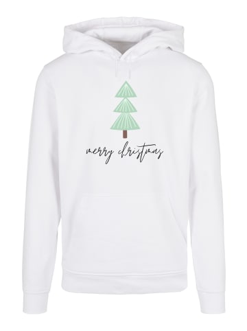 F4NT4STIC Basic Hoodie Merry Christmas Weihnachten in weiß