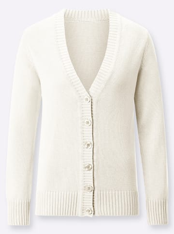 WITT WEIDEN Strickjacke in wollweiß