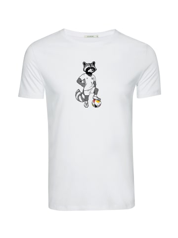 GreenBomb Guide Football Raccoon in Weiß