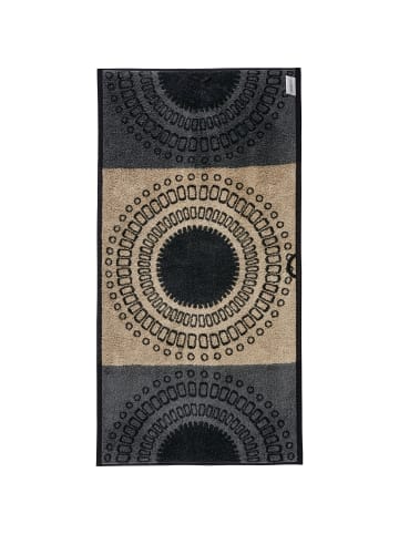 REDBEST Frottier, Jacquard Duschtuch Kreise in taupe