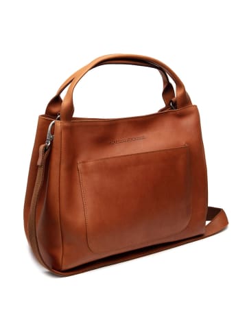The Chesterfield Brand Fioline Handtasche Leder 35 cm in cognac