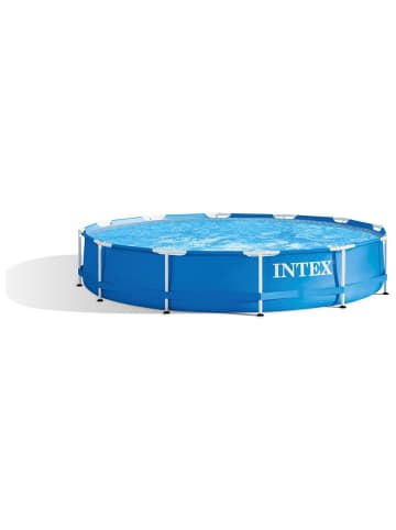 Intex Rundpool Metal Frame in blau ab 6 Jahre