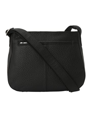 VLD VOi Leather Design Hirsch Umhängetasche Leder 28 cm schwarz
