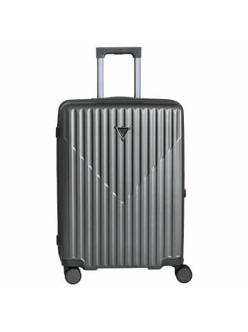 Guess Olbia - 4-Rollen-Trolley M 64 cm (black) in gunmetal
