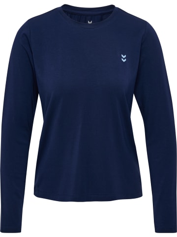 Hummel T-Shirt Hmlyoga Multisport Damen in DRESS BLUES