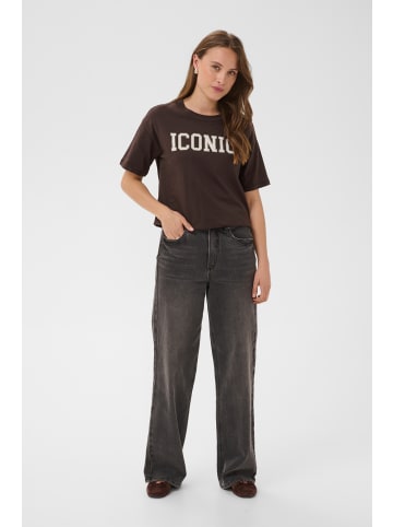 Kaffe T-shirt KAalba Loose fit in Coffee Bean