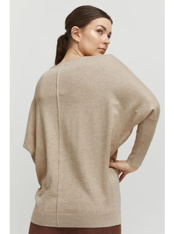 b.young Rundhalspullover BYPIMBA BAT JUMPER -20806434  Feinstrick Pullover mit Rundhalsausschnitt in beige