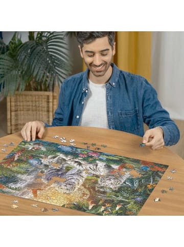 Ravensburger Ravensburger Puzzle 1.000 Teile Familie der Weißen Tiger in bunt