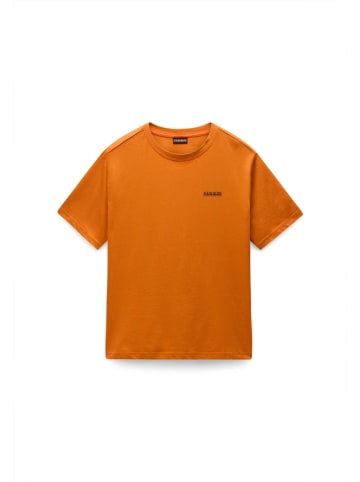 Napapijri T-Shirt "S-Guide Ss" in Orange