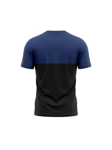 Blau Baumwolle Herren T-Shirt