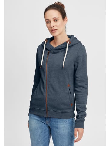 Oxmo Kapuzensweatjacke OXVicky Sweat Zip-Hoodie in Blau