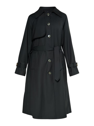 DreiMaster Klassik Trenchcoat in Schwarz