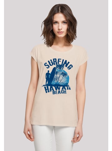 F4NT4STIC Extended Shoulder T-Shirt Hawaii Surf Beach Summer in Whitesand