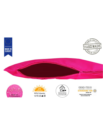 JACK 2er Set Outdoor Kissenhülle 60x60cm Uni in Pink