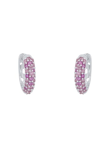 Prinzessin Lillifee Creolen Silber 925, rhodiniert in Rosa