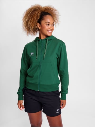 Hummel Reißverschluss Jacke Hmlgo Damen in EVERGREEN