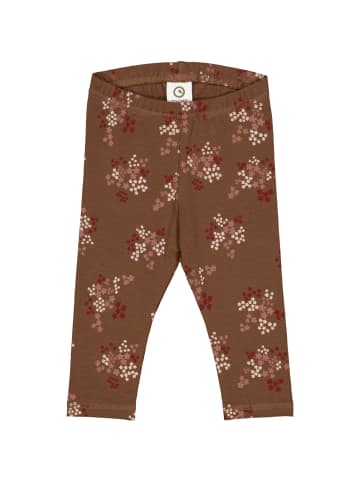 müsli Babyleggings in Bark/ Cabernet/ Nightingale