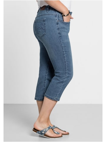 sheego Caprijeans in light blue Denim