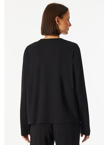 Schiesser Sweatshirt für Damen in schwarz