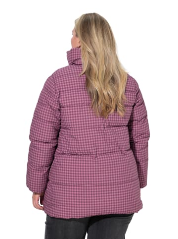 Steppjacke in dunkles weinrot