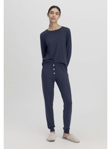 Hessnatur Pyjama Regular in dunkelblau