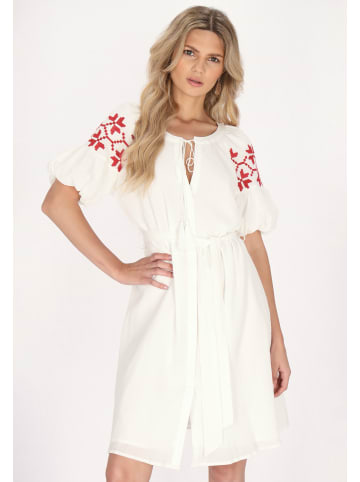 usha FESTIVAL Damen Kleid in Weiss Rosa