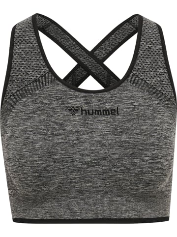 Hummel Hummel Top Hmlmt Multisport Damen Atmungsaktiv Schnelltrocknend Nahtlosen in BLACK MELANGE