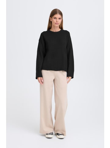 Oxmo Rundhalspullover OXICOMOS in Schwarz