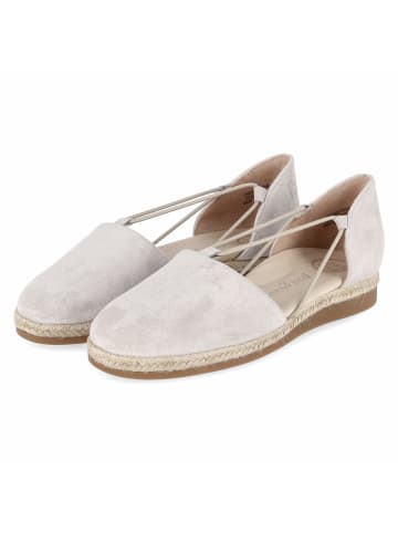 Espadrille-Ballerinas in grau