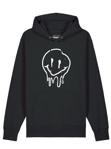 wat? Apparel Sweatshirt Smiley in Schwarz