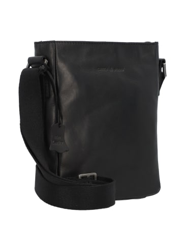 Greenburry Pure Black Umhängetasche Leder 17 cm in black