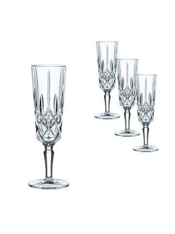 Nachtmann 4 er-Set Noblesse Champagnergläser in Transparent