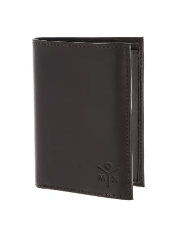 oxmox Leather Geldbörse RFID Schutz Leder 10 cm in braun-ox 2.0