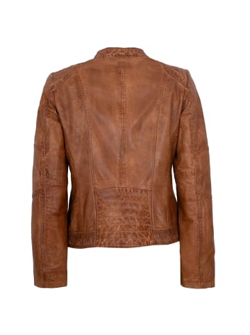 MADDOX Lederjacke Lammnappa in Cognac