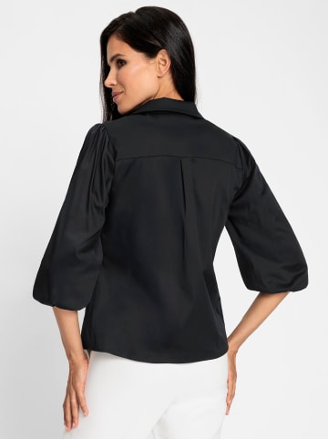Heine Hemdbluse in schwarz